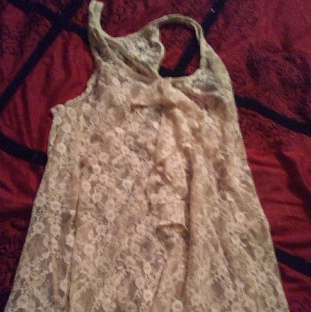 !!!!3/10!!!Lace tank top